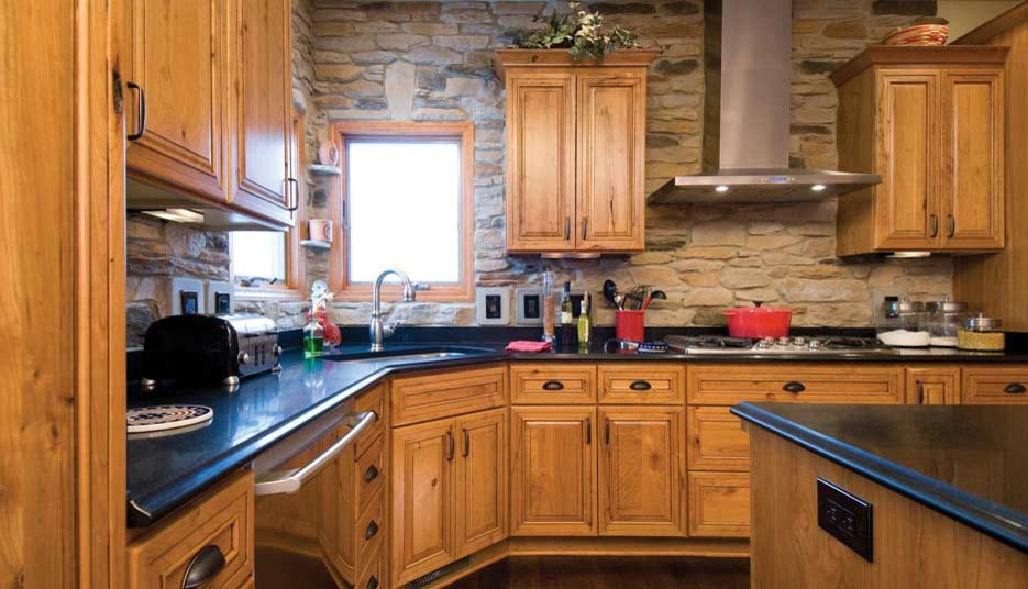 Example of a transitional kitchen design in Minneapolis
