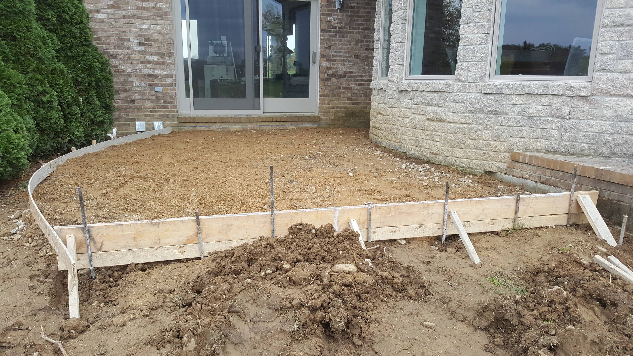 Custom Steel-Cement Raised Deck