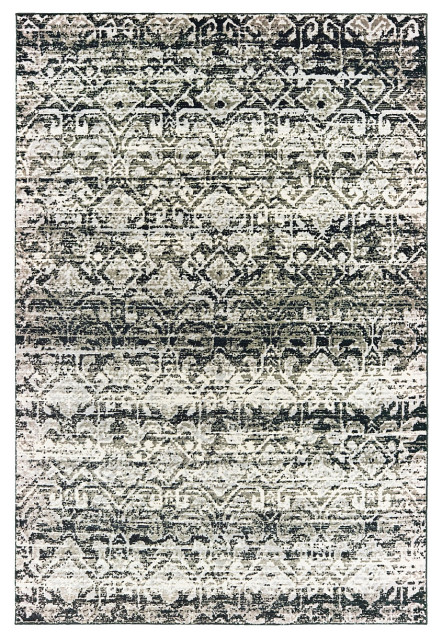 Oriental Weavers Sphinx Bowen 42H  Rug, Gray/Ivory, 6'7"x9'6"
