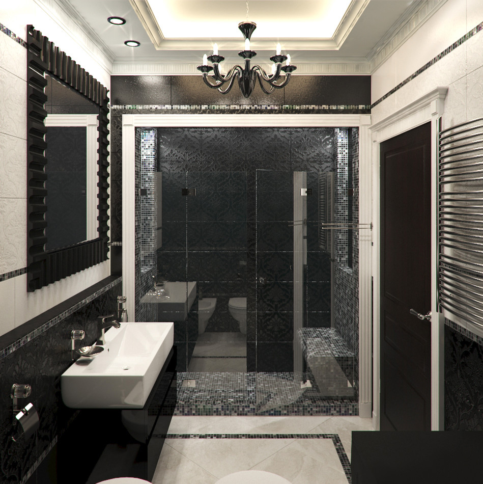 Monochrome +gold  -  apartment with 1 bedroom