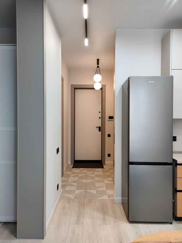 Маленькая, но яркая квартира студия