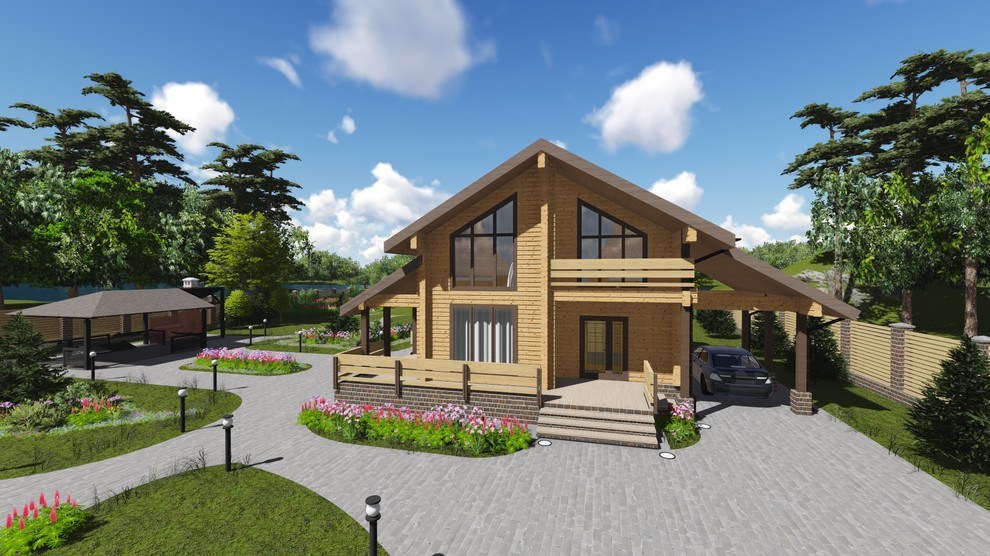 Дом из профилированного бруса