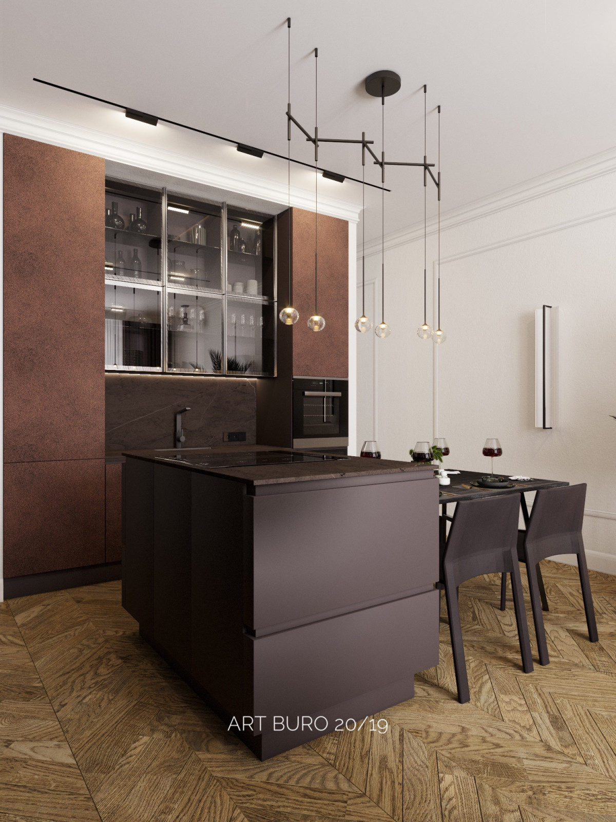 Кухня гостиная