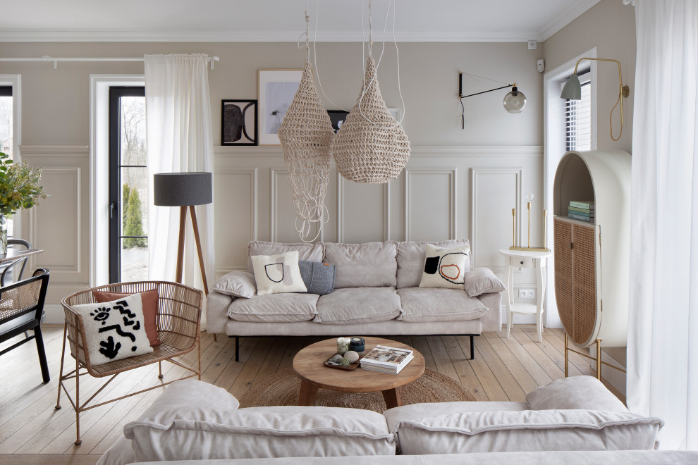 Scandinavian living room in New York.