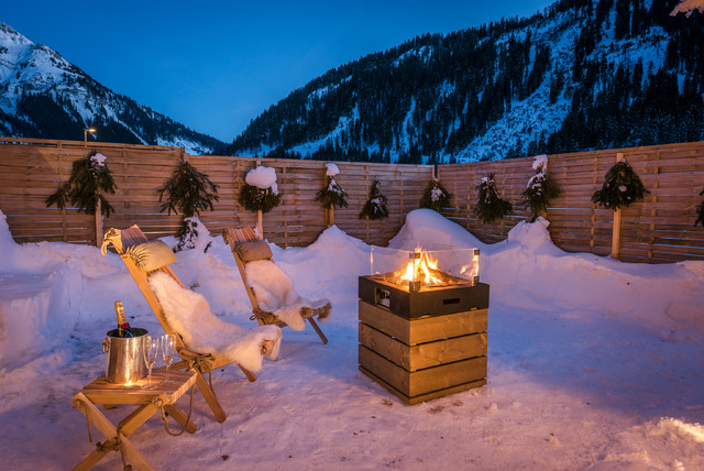 Tiny Chalet rustik-uteplats