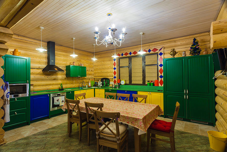 Яркий дизайн дома в Завидово