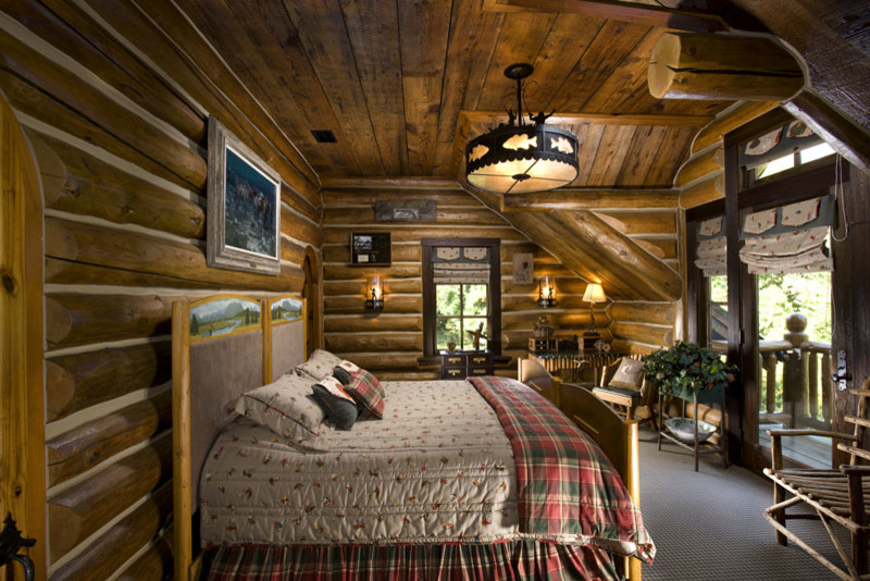 Bedroom - rustic bedroom idea