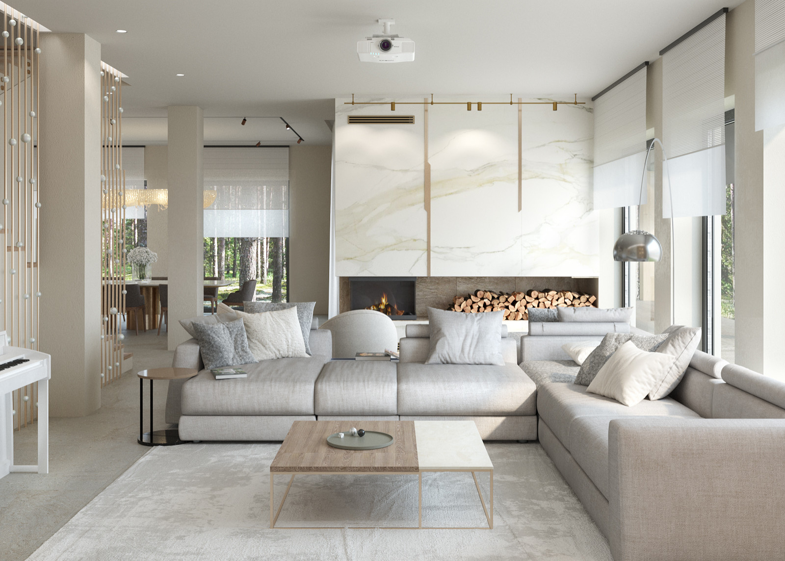 Дом в соснах