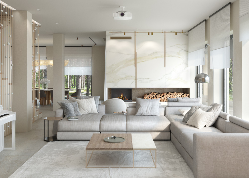 Дом в соснах