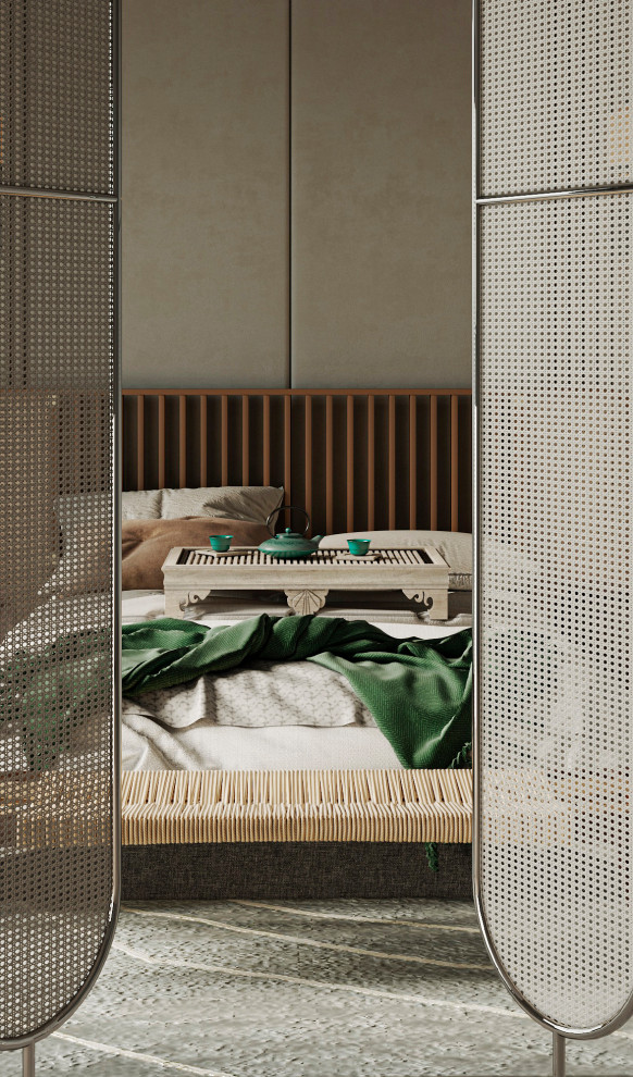 Спальня в японском стиле