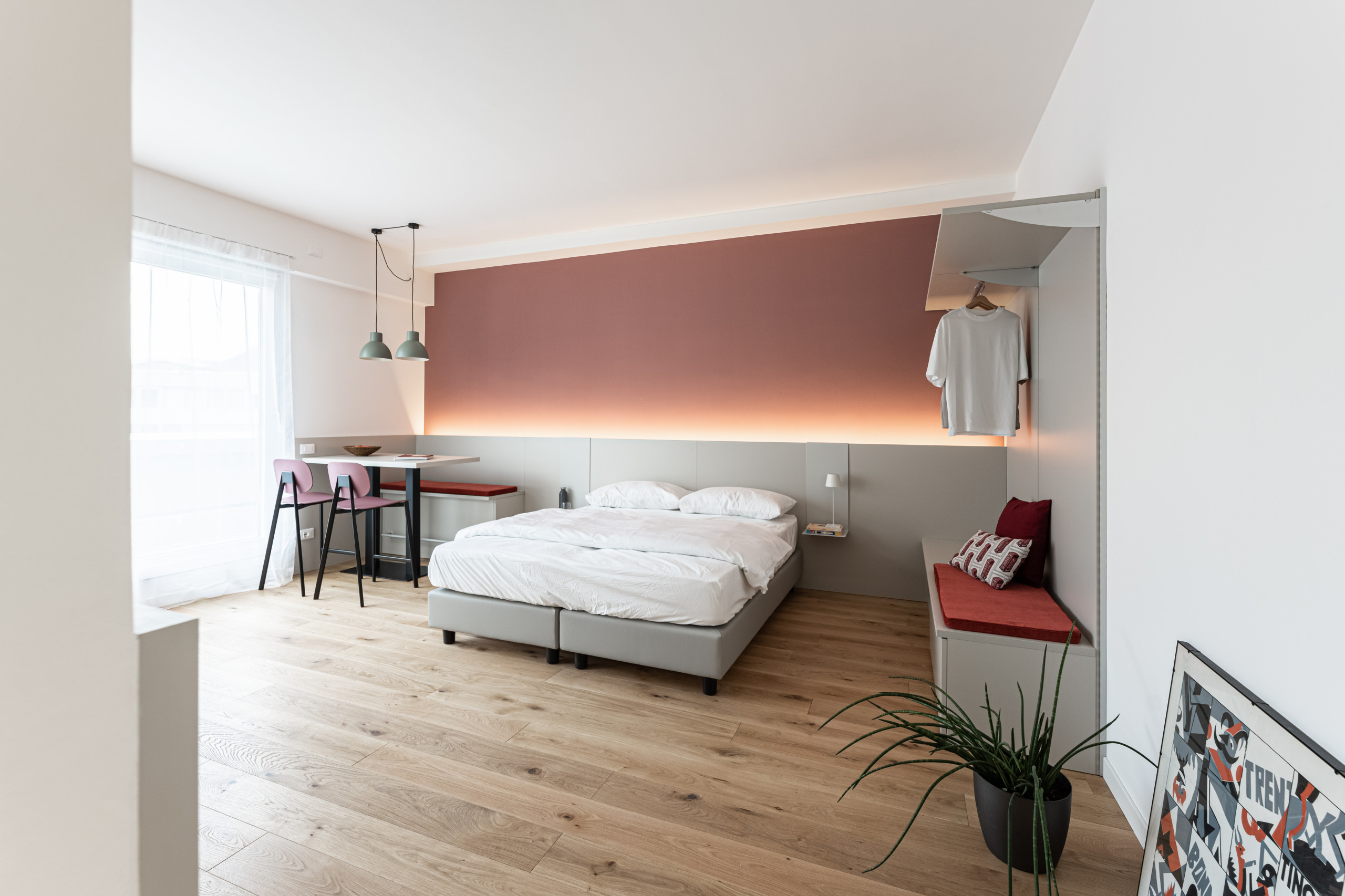 Red apartment