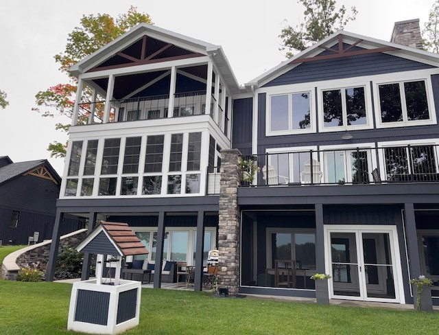 Modern Farmhouse Lakefront Estate