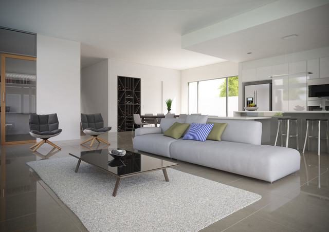 Preston, Melbourne contemporary-vardagsrum