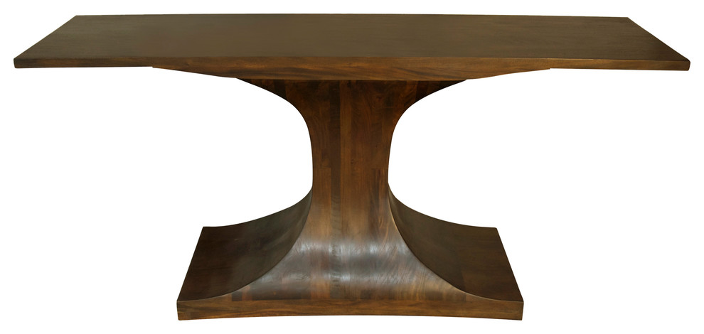 Noir Qs Hugan Mahogany Console GCON158