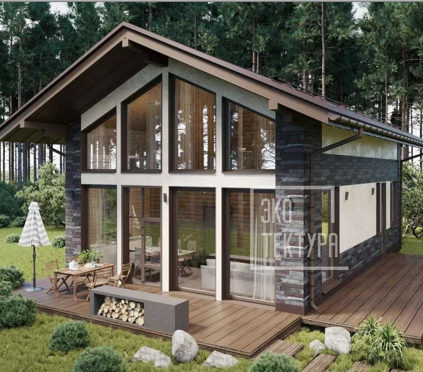 Дом в стиле Фахверк