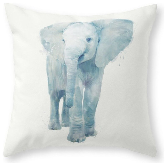 Elephant Throw Pillow Cover Tropical Decorative Pillows By