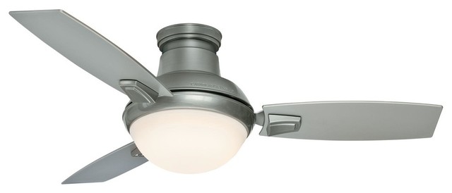 Casablanca 5915 Verse 44 Damp Ceiling Fan With Light Casablanca Verse Ceiling Fan Brushed Nickel 44