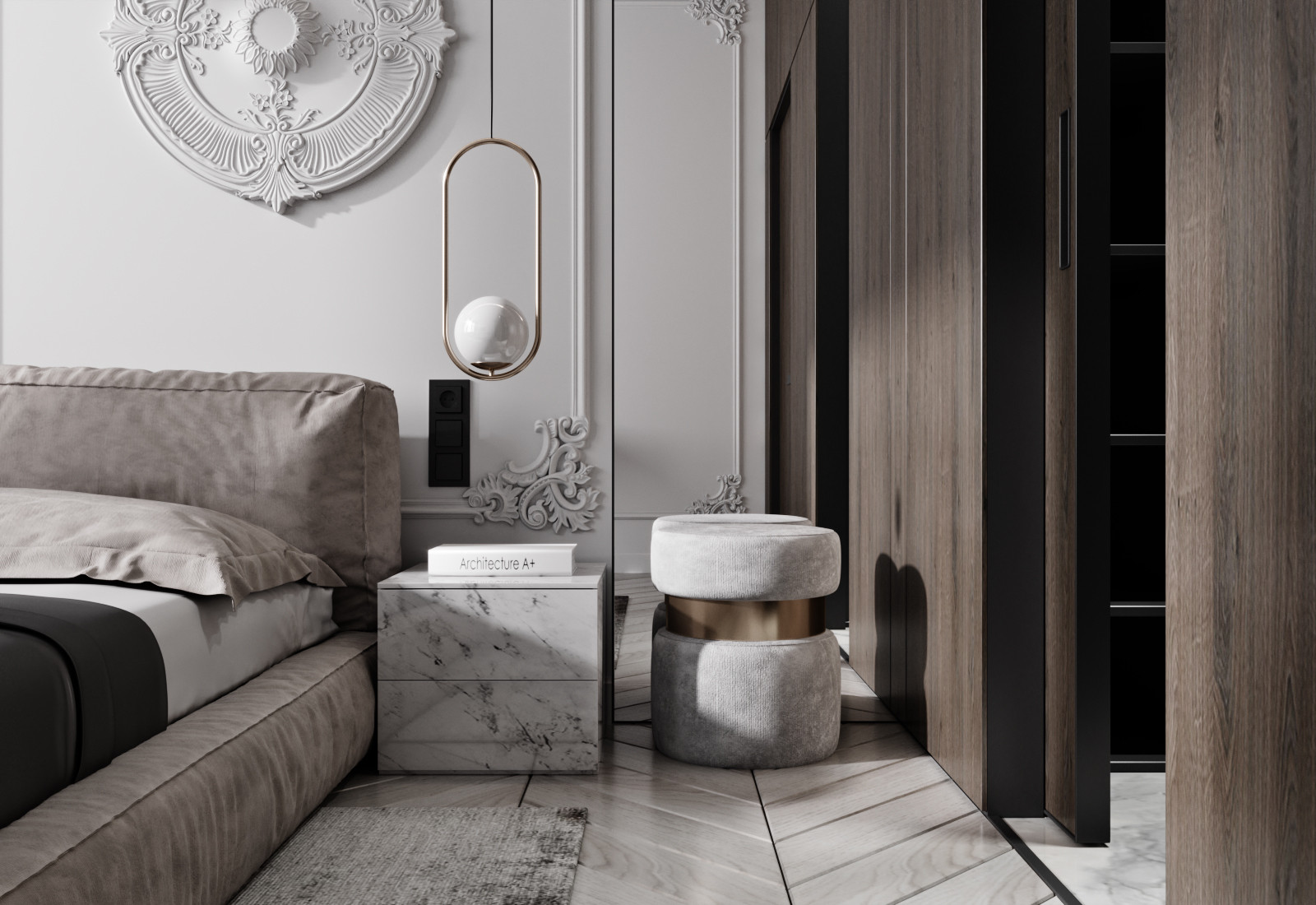 Квартира в стиле современная классика