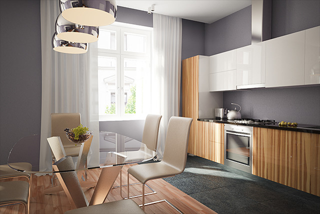 Яркая минималистичная квартира