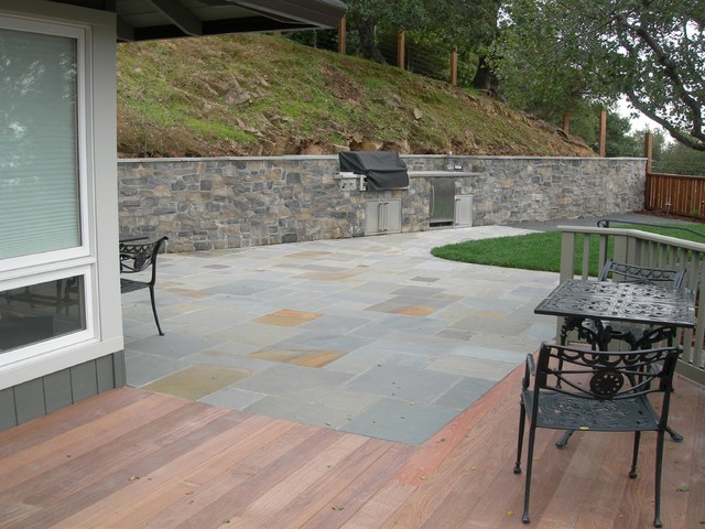 Bluestone Patio And Ipe Deck Traditional Patio San Francisco