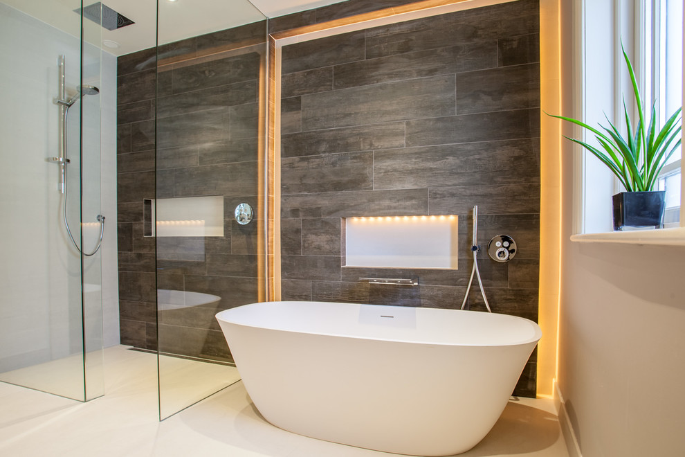 Luxurious Main Bathroom And Master Ensuite In Dalkey, Dublin Contemporary Bathroom Dublin