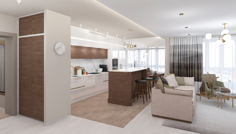 Четырех комнатная квартира 117 м.кв.