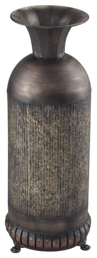 Sterling Industries 138-074 Myrtle-Antique Bronze Finish Floor Vase [Set of 2]