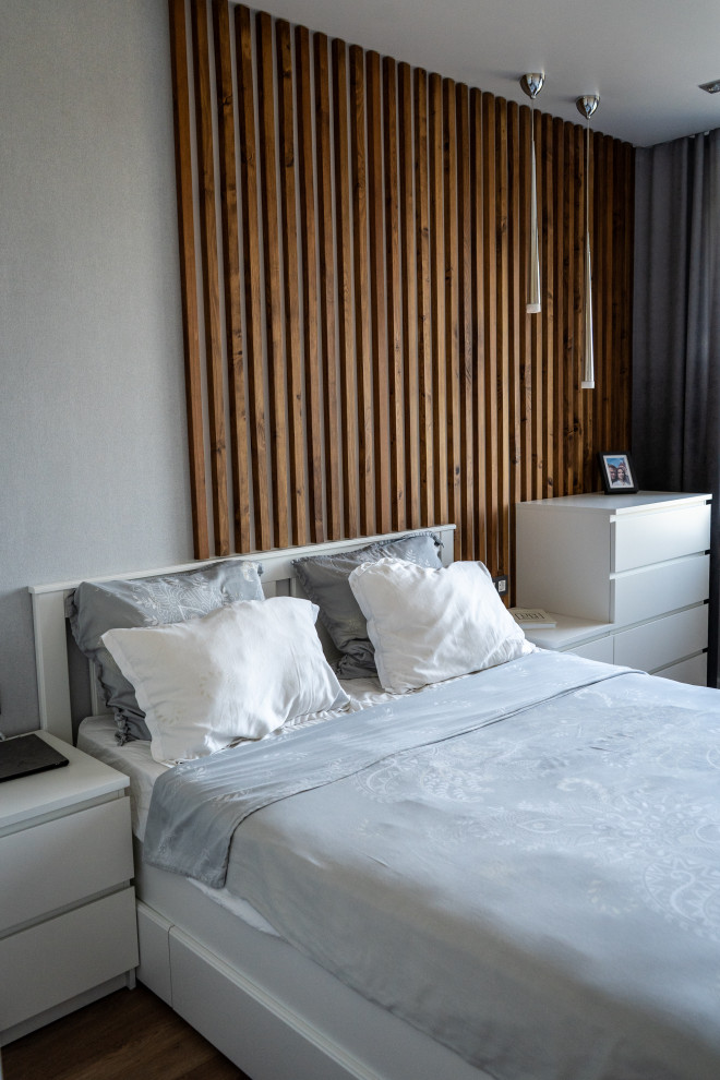 Дизайн интерьера спальни для квартиры в ЖК Русский авангард