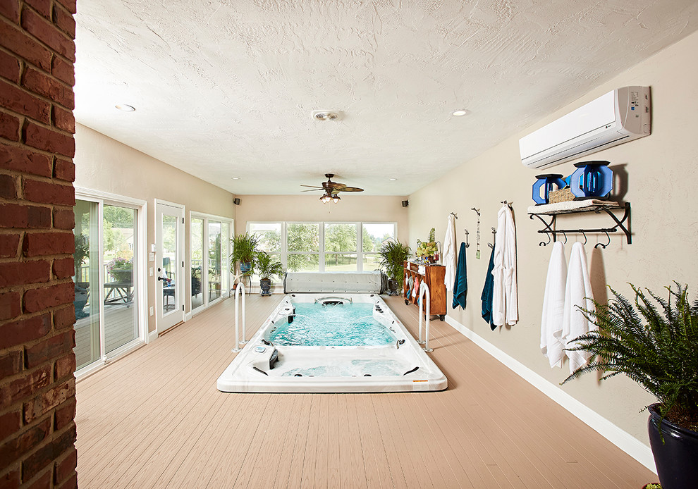 SwimSpa and Garage Addition St Louis by Fulford Home Remodeling