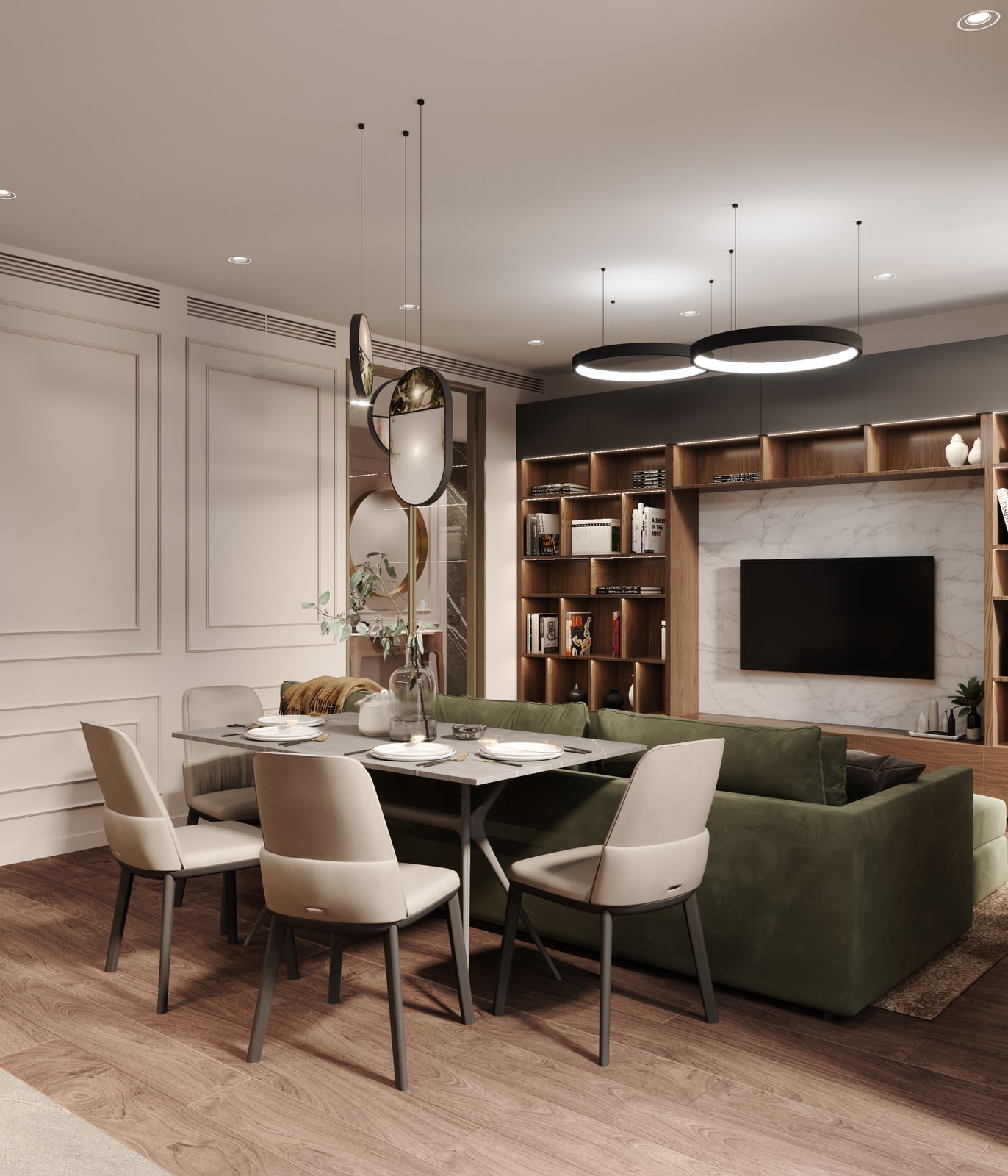 Квартира 102 кв. м. в современном стиле ЖК Life- Ботанический сад.