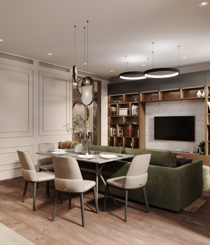 Квартира 102 кв. м. в современном стиле ЖК Life- Ботанический сад.