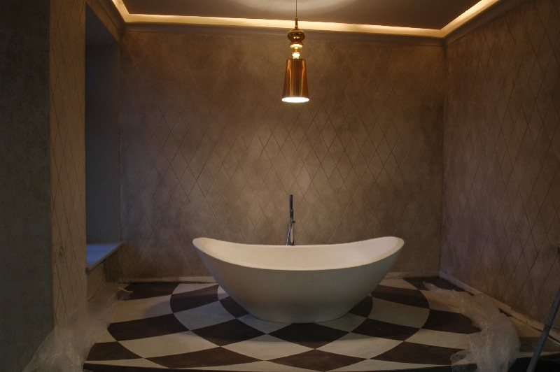 Ванная комната из микроцемента