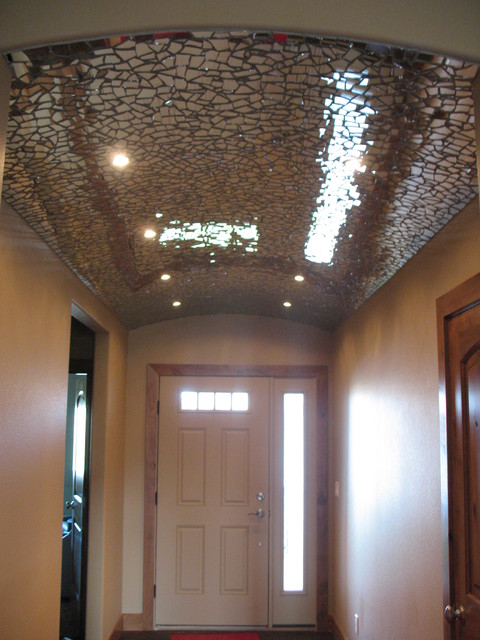 Mirrored Ceiling Modern Entrance Other By Stone Creek