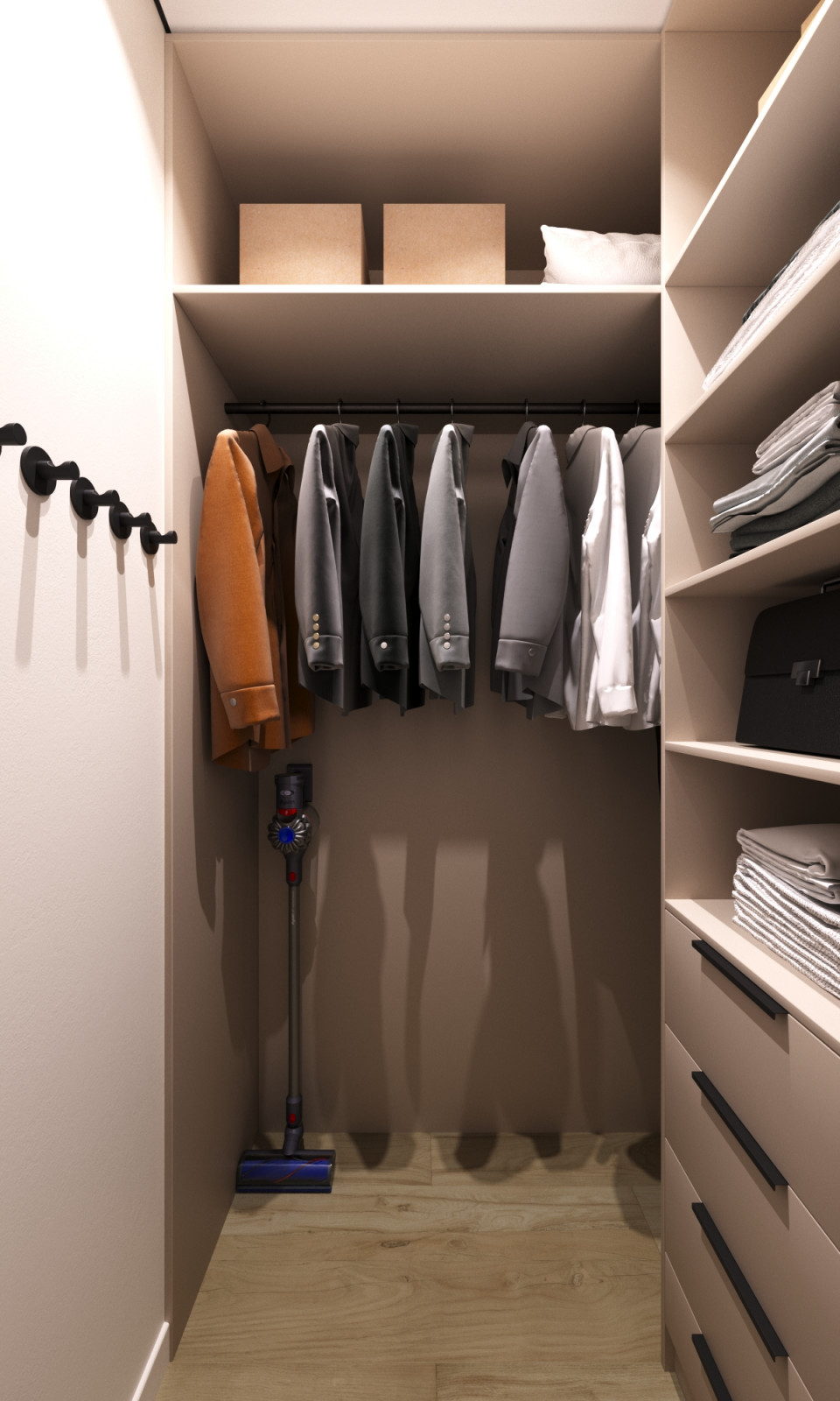 Дизайн проект двухкомнатной квартиры 60 м2