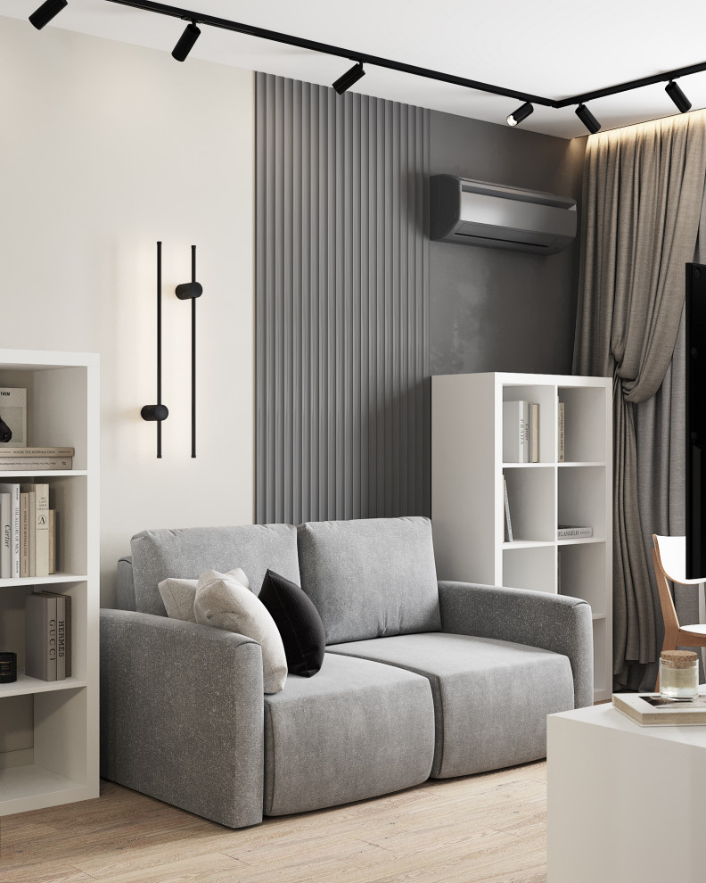 Интерьер однокомнатной квартиры под сдачу