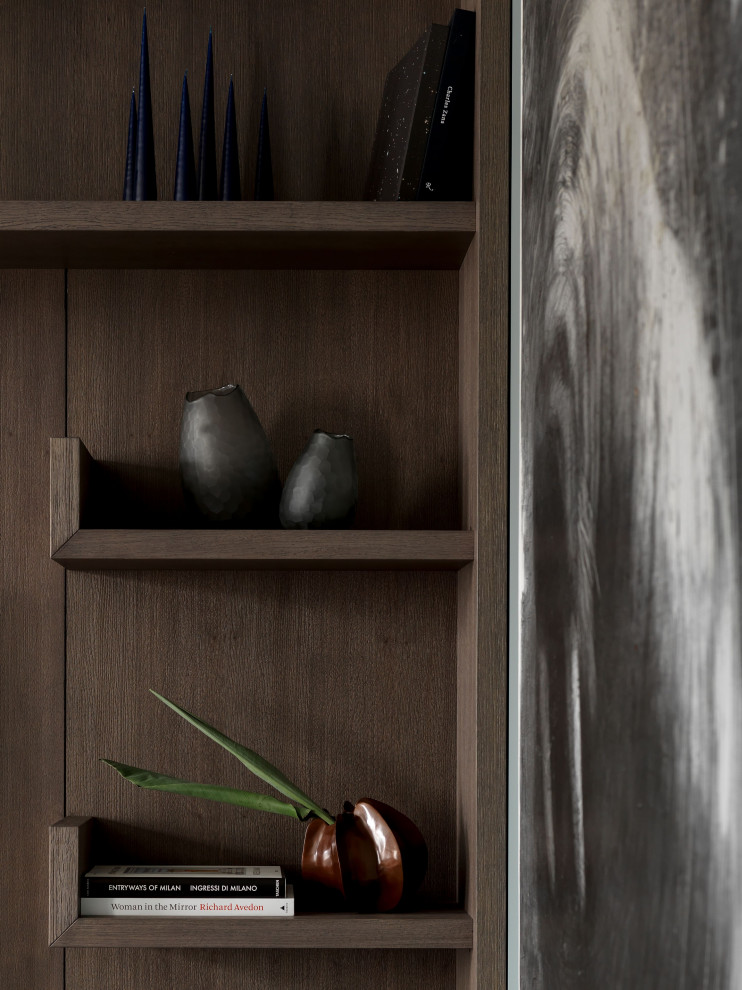 Полки в гостиной