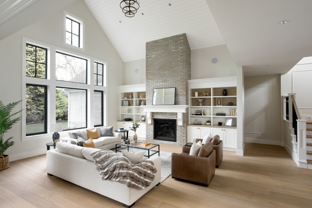 Elegance Redefined - Uplands, Victoria BC nyklassisk-vardagsrum