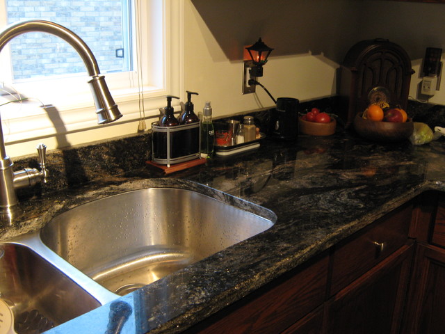  Saturnia Granite Kitchen Counters Eclectic Kitchen 