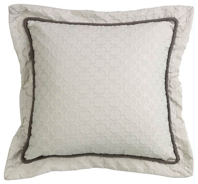Chain Link Pillow Transitional Decorative Pillows by HiEnd