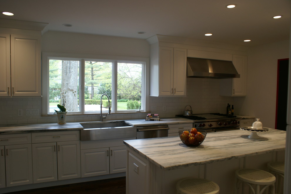 Inspiration for a transitional kitchen remodel in Chicago