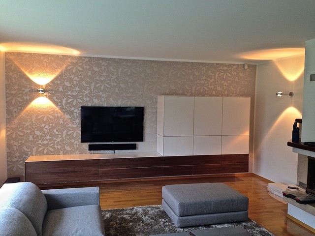 Interior design by Vaj&eacute; Wohnen contemporary-living-room