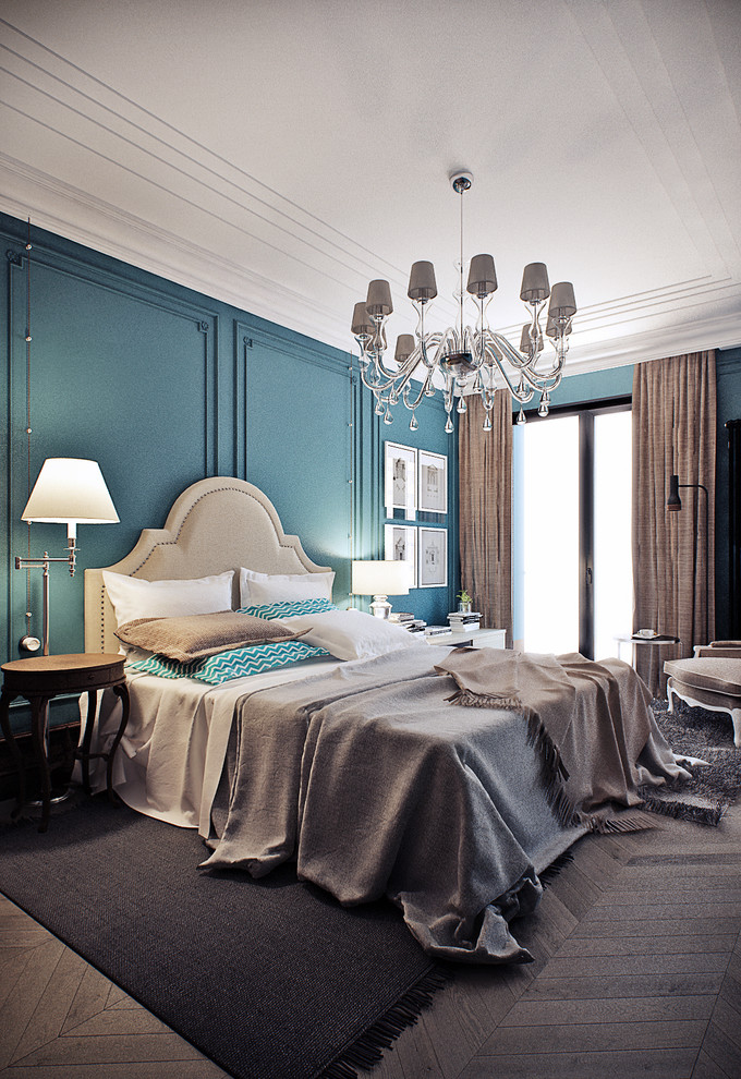 Квартира в темном лофте