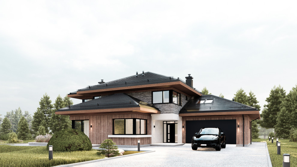 Проект загородного дома Московская область, поселок Одинцово