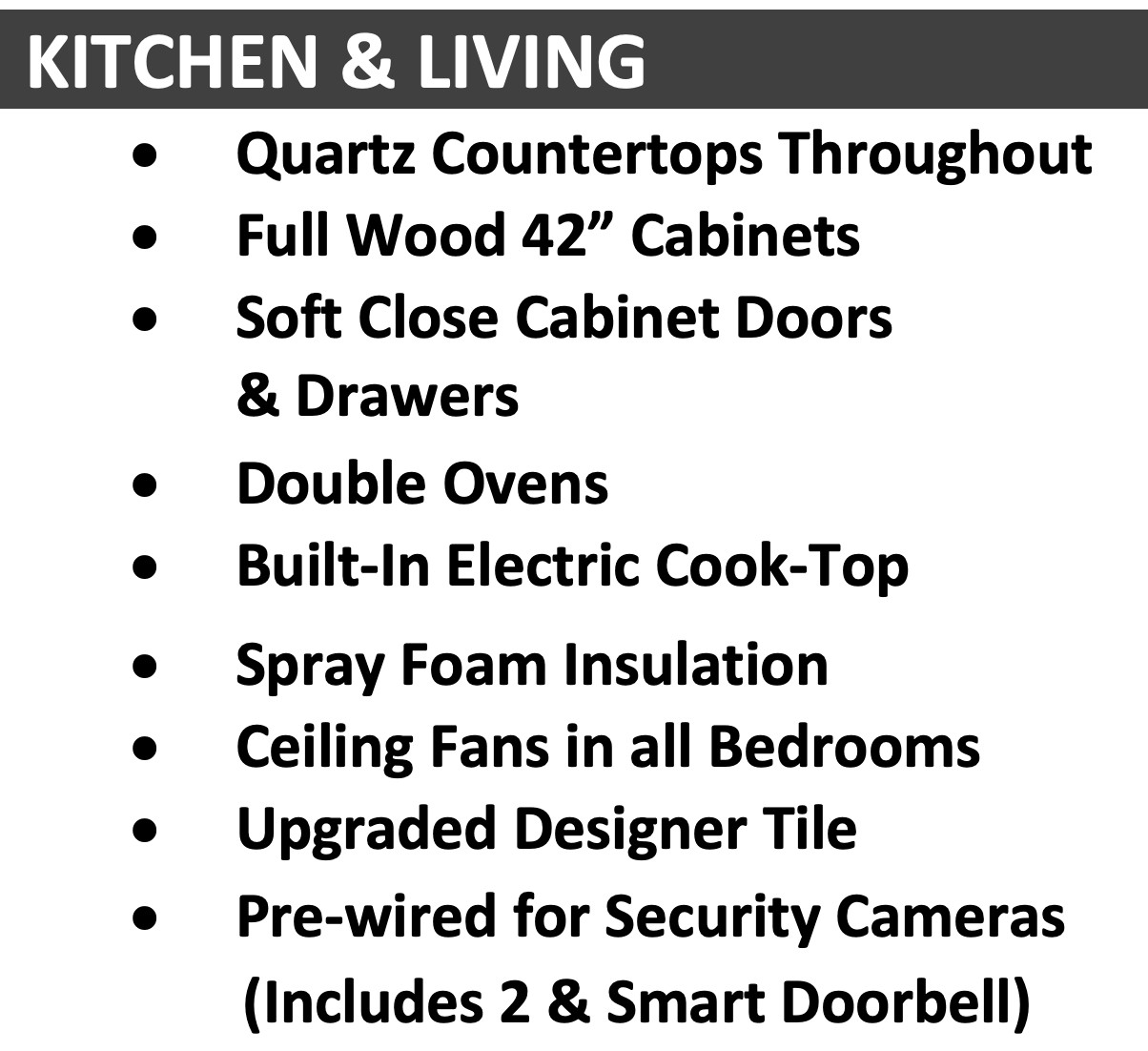 Kitchen & Living - Summary