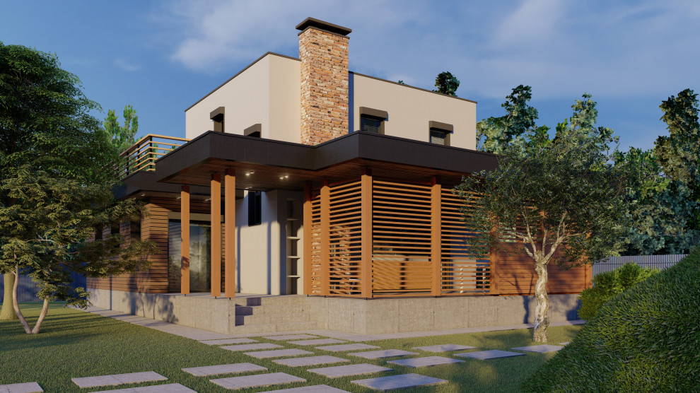 Главный вход в баню.