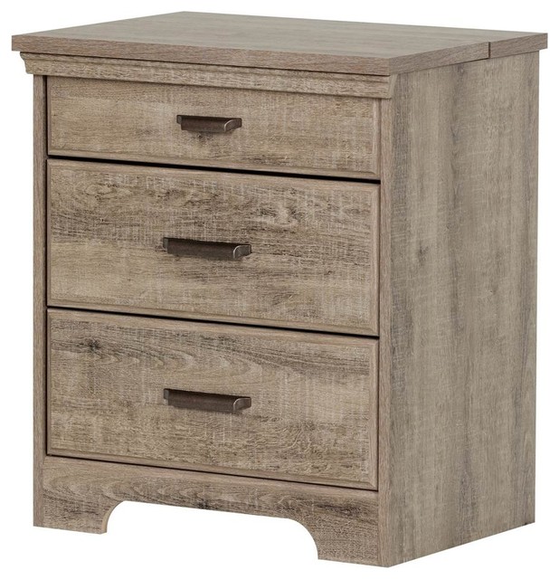Versa Nightstand With Charging Station And Drawers Versa Nightstand With Charging Station And Drawers