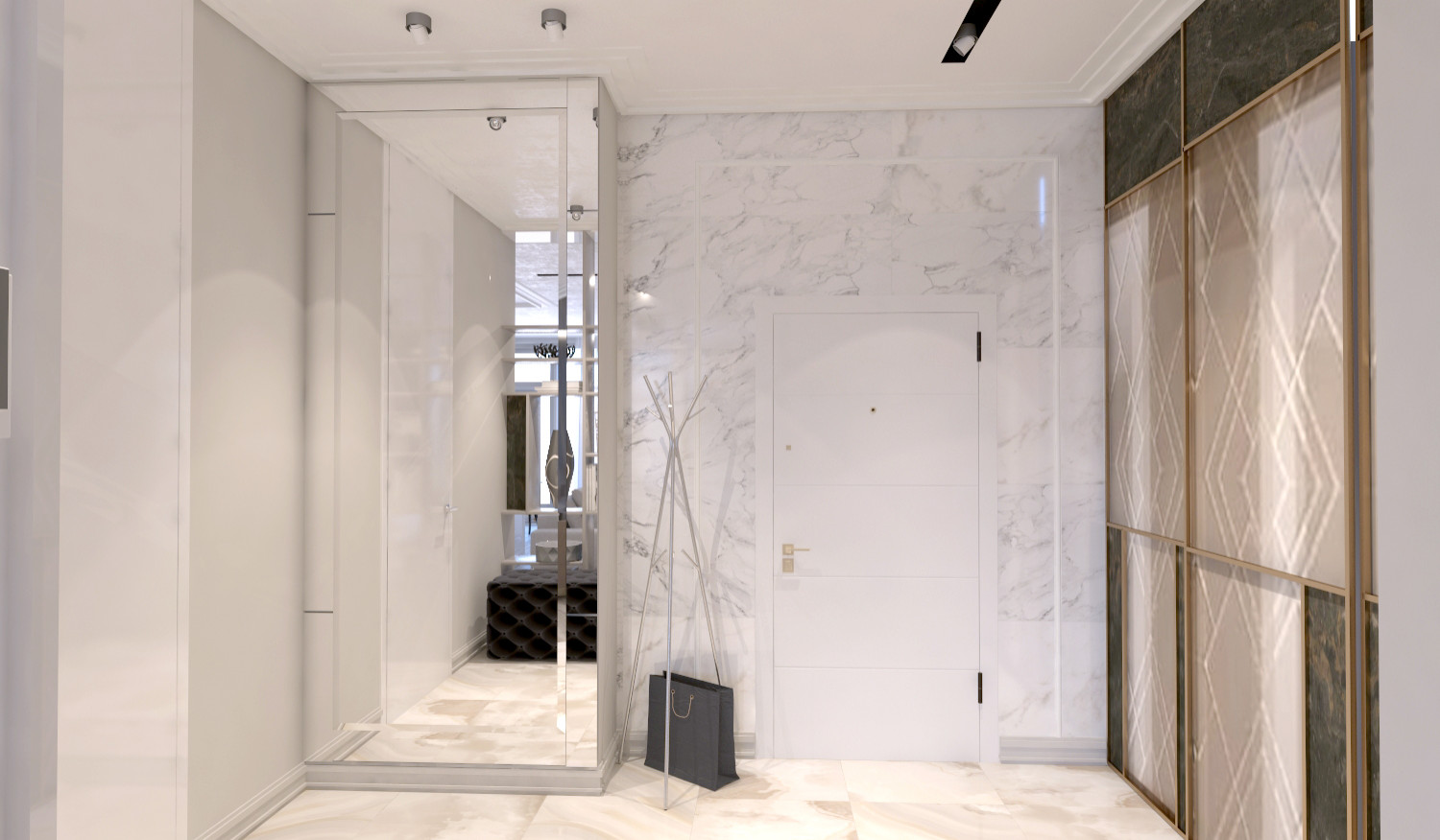 Проект интерьера квартиры в жк "Адмирал" г.Ростов-на-Дону