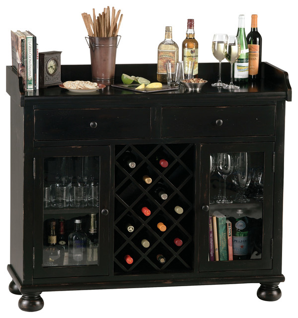 Grayson Wine And Bar Cabinet Traditional Cabinets Grayson Wine And Bar Cabinet