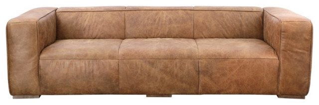 101 L Leather Sofa Cappucino Top Grain, Adelina 4 Piece Modern Top Grain Leather Sofa Set