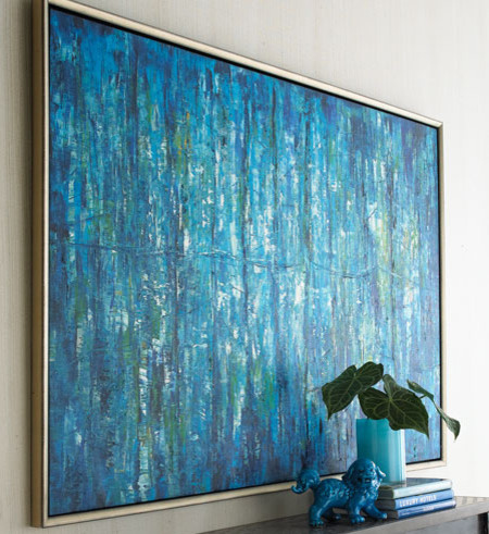 "Blue Jinlu" Painting